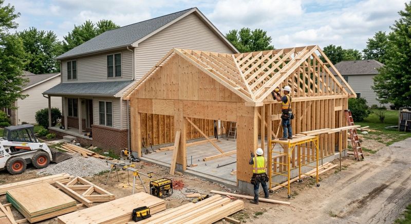 Detached Garage Construction in Summerville, SC