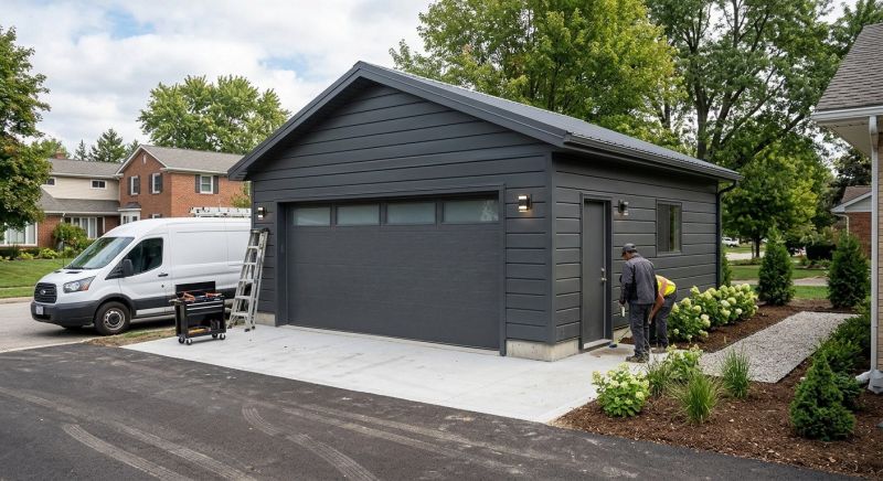 Four Car Garage Installation in Houston, TX