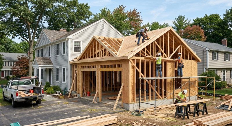 Two Story Garage Construction in Charleston, SC