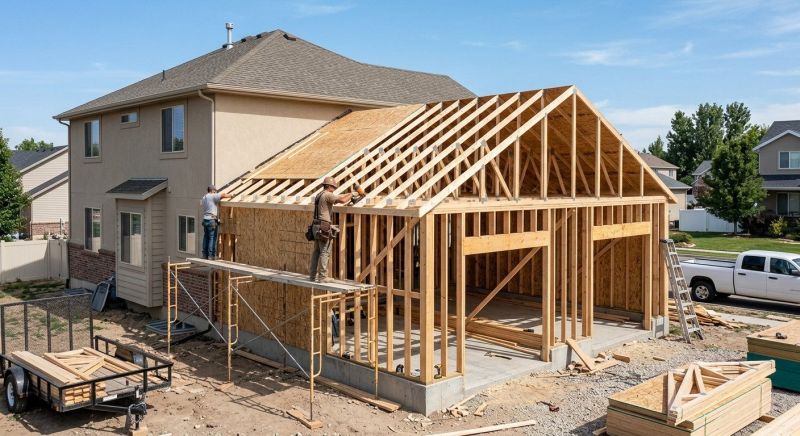 Wood Garage Installation in Houston, TX